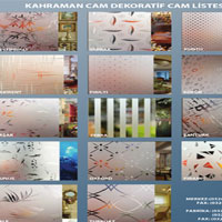 Dekoratif Camlar